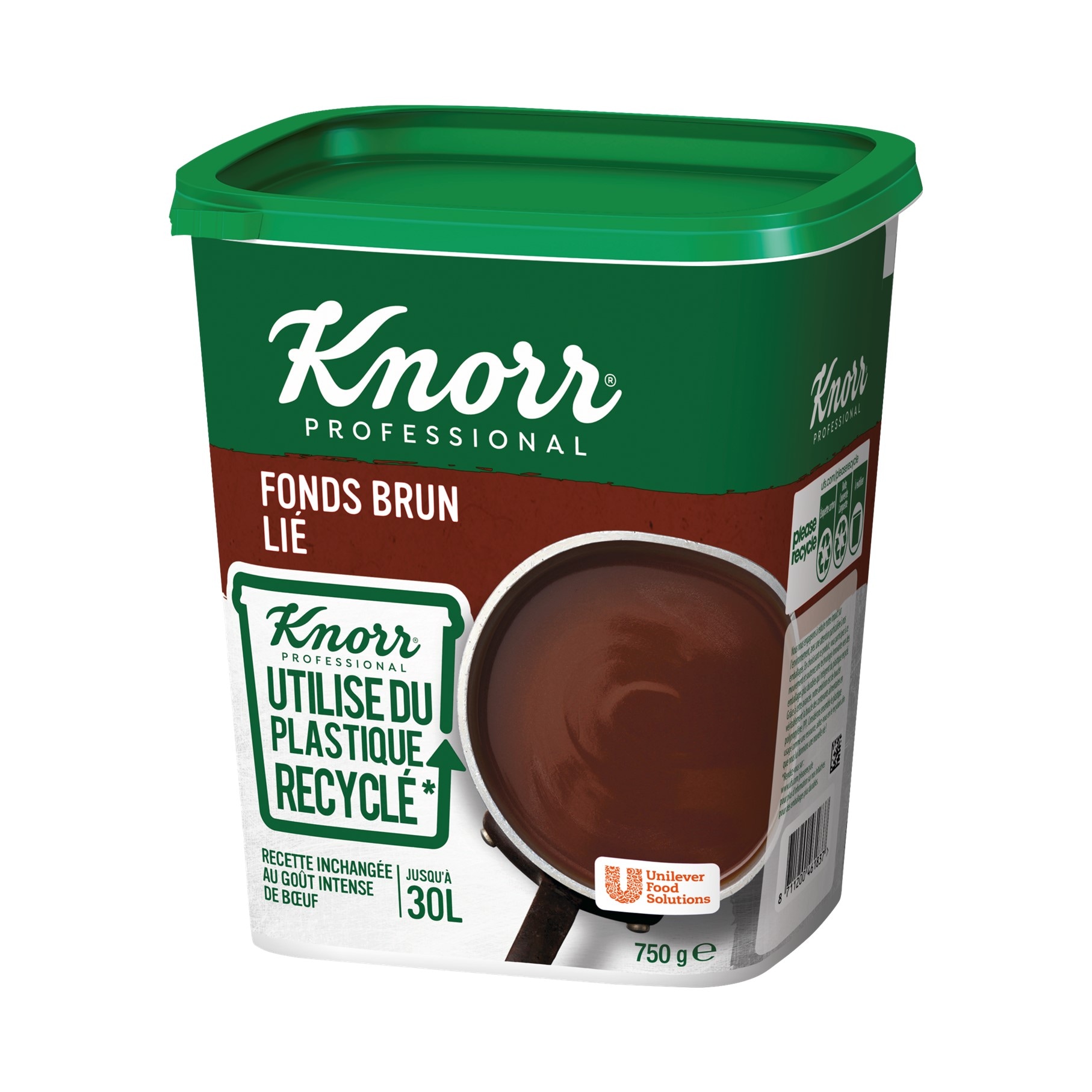 Knorr Fonds Brun Lié Déshydraté Boîte 750g jusqu'à 30L